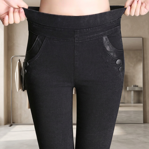 Nouveau Pantalon Décontracté en Jean Respirant et Écologique à Séchage Rapide pour Femmes, Collection Été 2025 – Vente en Gros Usine – Idéal Maternité et Adultes - Product Image 3