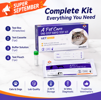 Kits de test sanguin rapide pour chats, soins des animaux de compagnie, tests vétérinaires rapides pour chats
