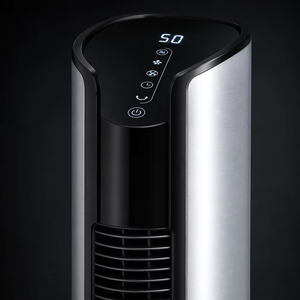 Ventilateur <span class=keywords><strong>tour</strong></span> personnalisé à faible bruit, peu encombrant, à vent naturel, avec écran LED de 46 pouces et oscillation à 90 degrés pour hôtel - Product Image 2