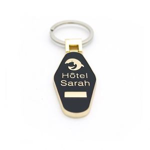 Custom Mexican Style Keychain Black Nickel Plating 2D Metal Iron Zinc Alloy Printing Epoxy Guitar Men <b>Key</b> Chain with <b>Label</b> Tag - Product Image 3