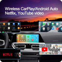 BM W Android CarPlay AI Box pour toutes les séries X1 X3 X4 X5 X6 ID6 ID7 ID8 ID8.5 ID9 Mise à niveau du système Netflix YouTube Streaming Dongle