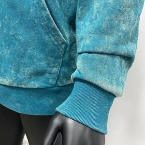 Spring Street Style Sun Faded Solid Custom Printed Embroidery Eagle <b>Animals</b> <b>Men</b> Breathable Polyester/Cotton Stone Wash Hoodie - Product Image 5