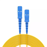 Serat optik luar ruangan FTTH kabel Drop kabel serat optik kabel Patch SC LC FC FT kabel Patch serat kabel Jumper kawat