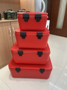 Lot de 4 chauffe-plats rectangulaires en acier inoxydable de 10L, 20L, 30L, 40L, grande capacité, pour garder les aliments au chaud ou au froid, pour <span class=keywords><strong>la</strong></span> collecte de fonds caritatifs - Product Image 6