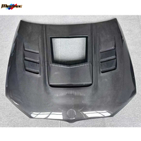 Capot avant transparent en fibre de carbone sèche 3K véritable pour BMW Série 5 G30 G38 F90 M5 2018+ avec panneau en verre clair
