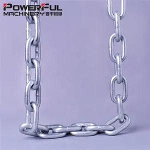 Chaîne à maillons en acier inoxydable G30 G43 Grade 30 Proof Coil Chain