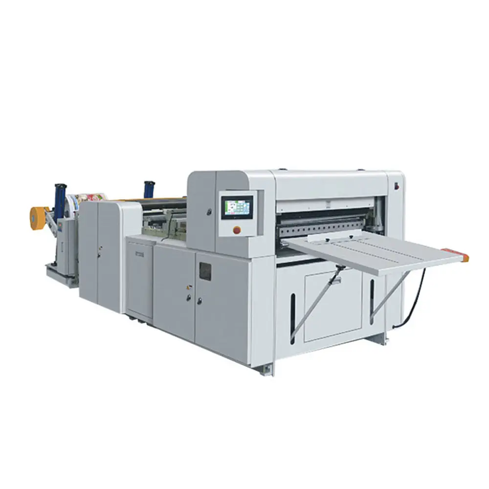 MSHQJ-800D נייר רול כדי גיליון A4 מדפסת נייר תווית נייר גיליונות חיתוך מכונה