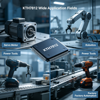 CONNTEK KTH7812 Encoder Sudut Magnetik Hall Presisi Tinggi 16-bit Sensor Putar Absolut Output SPI/ABZ/UVW 120k RPM Memori MTP