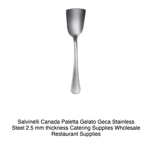 Cuillère à glace Salvinelli Canada Geca en acier inoxydable 18/10, épaisseur 2,5 mm - Product Image 2