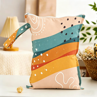 Sac à couches pour bébé avec fermeture éclair, lavable, grande capacité, séparation humide/sec, sac de natation 100 % étanche, pochette de plage et de natation