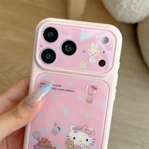 เคสโทรศัพท์มือถือลายการ์ตูนแฟชั่นน่ารัก ลายแมว กระต่าย หมี สำหรับ iPhone 13 14 15 16 17 pro max ป้องกันกล้อง พิมพ์ลาย ป้องกันด้านหลัง - Product Image 3