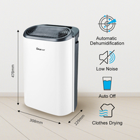 Deye DYD-Z12A 12L Nouveau design RoHS CE CB Contrôle automatique de l'humidistat Purificateur d'air domestique Déshumidificateur