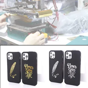 OEM & ODM Bronzing Process Design LOGO Mobile Phone Case for iPhone 13