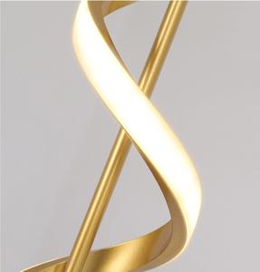 Hiện đại phong cách và năng lượng hiệu quả màu vàng ánh sáng mặt dây dẫn xoắn ốc đèn chùm đèn - Product Image 2