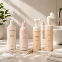 Bouteille Pompe Mousse PET Personnalisée 100ml 200ml pour Nettoyant Visage, Savon Liquide pour les Mains, Mousse Lavante – Emballage OEM ODM