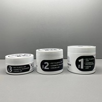 100g 150g 200g PCR PET pot en plastique pot cosmétique pour crème pour le visage