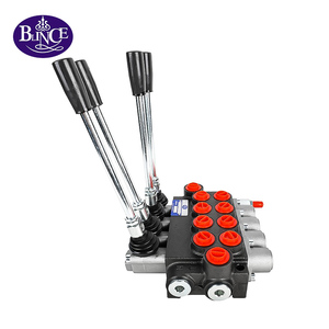 Control direccional hidráulico de joystick para miniexcavadora, hidráulico multivía P40 P60 P80 P120, 5 bobinas, 3 vías - Product Image 1