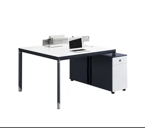 modern office lamp partition small computer table desk led with drawers