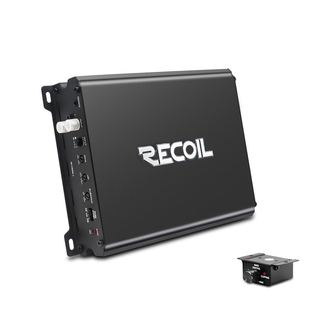 DI1200.1 Class-D Car Audio Mono-block Subwoofer Amplifier, 2400 Watts Max Power, 2/4 Ohm Stable, Mosfet Power Supply