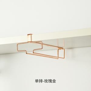 Iron Hanging <b>Wine</b> <b>Glass</b> Rack Cabinet Inverted Drip Water Cooling Home Furniture with Panel Style - Product Image 5