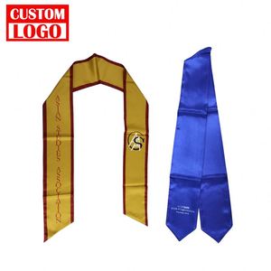 <span class=keywords><strong>Estolas</strong></span> <span class=keywords><strong>de</strong></span> Graduación Personalizadas al por Mayor, <span class=keywords><strong>Estolas</strong></span> Económicas en Forma <span class=keywords><strong>de</strong></span> V para Graduación - Product Image 1