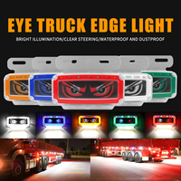 Yeux étanches Camion Feu Latéral Indicateur Luminosité Led 24V Devil Eye Feux Latéraux Clignotants Voyant D'avertissement