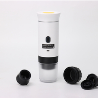 Machine à café portable à capsules - USB/Batterie, machine à expresso entièrement automatique, chauffage rapide, capacité de 150 ml, pour les voyages et le bureau