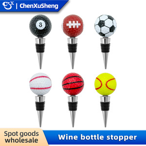 Christmas Resin Bottle Stopper Wine Corks With Santa Snowman Design For Holiday Gift - Product Image 4