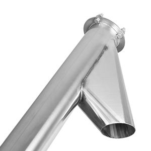 Transportador de tornillo de acero inoxidable para polvo, gránulos, granos, especias, tolva inclinada industrial vertical - Product Image 5