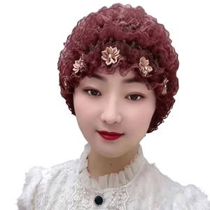 Women's Dubai Turkish Islamic Pure Breathable Lace Eco-friendly YASEEN Muslim <b>Headband</b> with Hat and Scarf Wholesale - Product Image 1