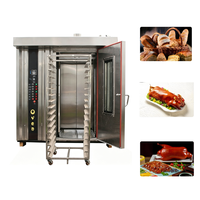 Horno Rotatorio de Aire Caliente para Panadería, Línea de Producción de Pan, Pasteles y Croissants, También Utilizado para Asar Lechones Asados