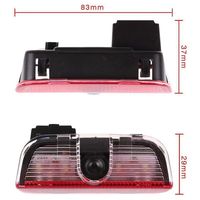 Projecteur de logo LED laser pour portière de voiture, lumière de courtoisie, lampe d'accueil pour SEAT Alhambra Toledo Altea, lumière d'accueil pour voiture