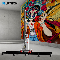 Printer Dinding UV CMYK+W Vertikal 3D Mini untuk Lukisan Mural Dalam dan Luar Ruangan