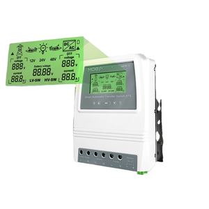MOES Smart Blue- tooth double contrôleur de puissance <span class=keywords><strong>80A</strong></span> 16KW interrupteur de transfert automatique économie d'énergie pour système éolien solaire hors réseau ATS - Product Image 1