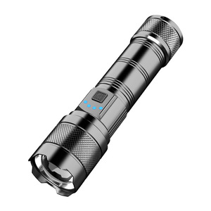 Handheld <b>Flashlight</b> Led 18650 <b>Rechargeable</b> Battery White Light Portable Outdoor Use - Product Image 1