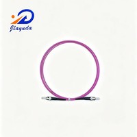 Cable de Conexión Óptica Multimodo OM4 Premium de 1 Fibra, Seleccionable LC SC ST FC, Violeta Erika, 50/125um, Ultra Alta Capacidad de Banda