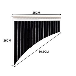 18 Pipe <span class=keywords><strong>Pan</strong></span> Flûte <span class=keywords><strong>Pan</strong></span> Pipes C Key <span class=keywords><strong>Pan</strong></span> Pipes avec embout buccal pour étudiants débutants - Product Image 2