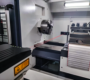 Tour CNC avec système GSK, tour à fileter les tuyaux CNC QK1338 avec alésage de broche de 390 mm, tour CNC haute précision - Product Image 5