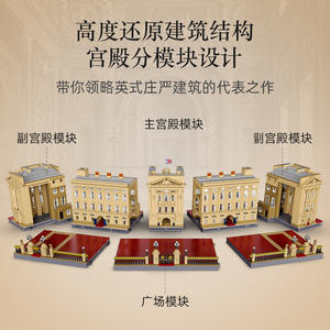 Cada C61501 Kit di Costruzioni Palazzo, Design Generico Completamente Compatibile con Piattaforme Globali - Product Image 2