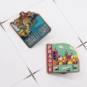 Chinese Factory Design Lapel Pins Custom Cartoon Metal Enamel Pins Gift Souvenir