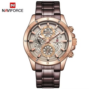 Montres à quartz sportives pour hommes Drioshipping, montres de luxe en acier inoxydable, montres décontractées pour hommes, montres à date - Product Image 5