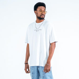 T-shirt Homme Personnalisé OEM Imprimé Respirant Coupe Oversize Tendance Meilleure Vente 100% Coton Haute Qualité Col Rond Compétitif - Product Image 3