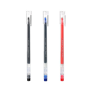 Bolígrafos de Gel de Gran Capacidad con Tinta Líquida Directa |   Punta de tubo completo de 0.5 mm con cuentas de carburo de tungsteno, negra/roja/azul para oficina, exámenes - Product Image 4