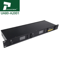 Paulkitson UA80-A2001 Mikrofon Nirkabel UHF RF Penguat Sinyal Distributor Amplifier Antena 450-1000MHZ Peralatan Audio Panggung