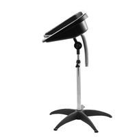 Bac à shampoing portable réglable avec réservoirs d'eau intégrés pour salon de beauté, barbier et coiffeur