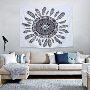 Nouvelles idées de Produits 2020 Bohème Mandala <span class=keywords><strong>Indien</strong></span> Personnalisé Microfibre Tour Tapisserie Murale - Product Image 6