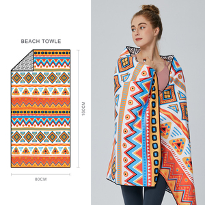 Toalla de Playa de Microfibra con Estampado Digital, Secado Rápido, Toallas de Baño al por Mayor, Toalla de Playa Antiarena, Regalos Creativos de Bienvenida, Toalla de Natación - Product Image 4