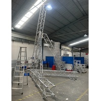 Kindawow fabricante profesional personalizado aluminio line array altavoces truss torre de elevación truss sistema