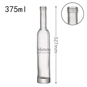 Bottiglia di Vetro Vuota Trasparente Satinata da 200ml 375ml 500ml 750ml per Liquori Vino Whisky <span class=keywords><strong>Vodka</strong></span> Tequila - Product Image 2