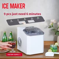 Petite mini machine automatique à glaçons pour glaçons Machine à glaçons pour usage commercial et domestique